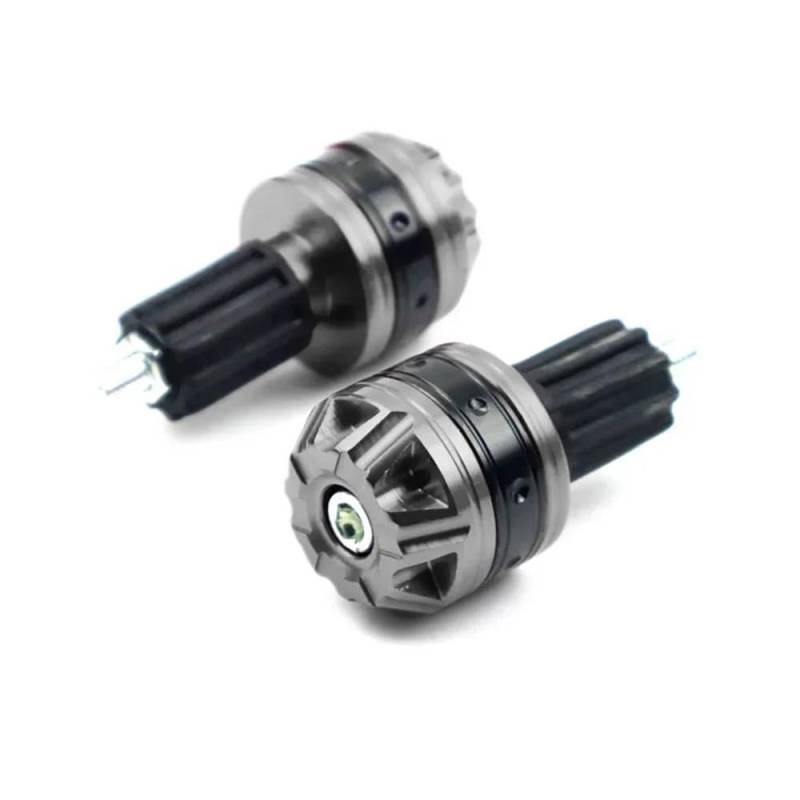Hjiaodq 2PCS Motorrad Griff Bar Ends Griffe CNC Lenker Gegengewicht Motor Bike Griffe Fahrrad Zubehör Lenkerstopfen Ende von Hjiaodq