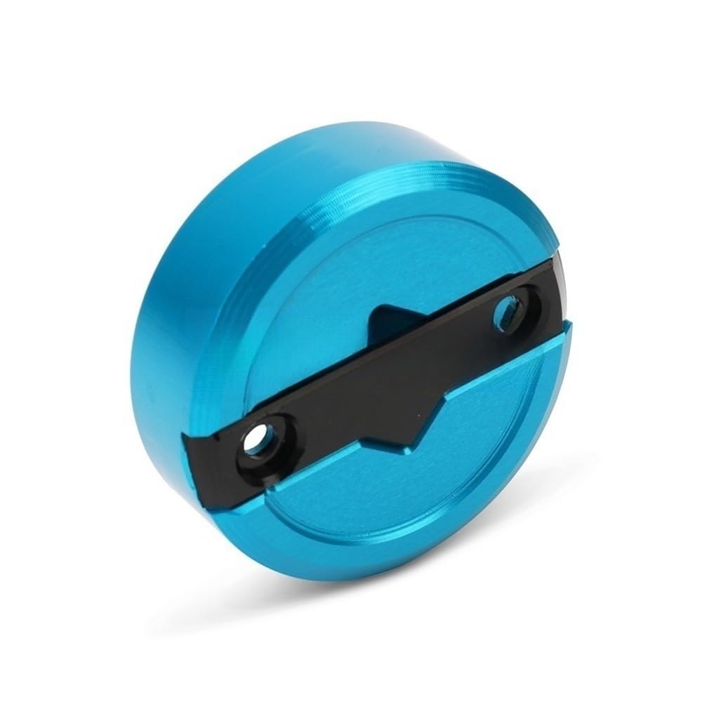 Hjiaodq Hinten Schutzabdeckung Für 675SR-R Für 675SR Für 675SRR Motorräder Zubehör Front Brake Reservoir Flüssigkeit Tank Abdeckung Öl Tasse Kappe(Blue) von Hjiaodq