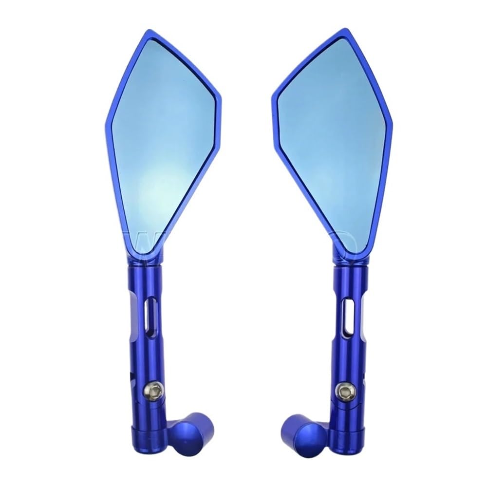 Motorrad Aluminium Rearview Außenspiegel Für Z900 Z1000 Z650 Z125 Z 900 1000 650 125(Blue) von Hjiaodq