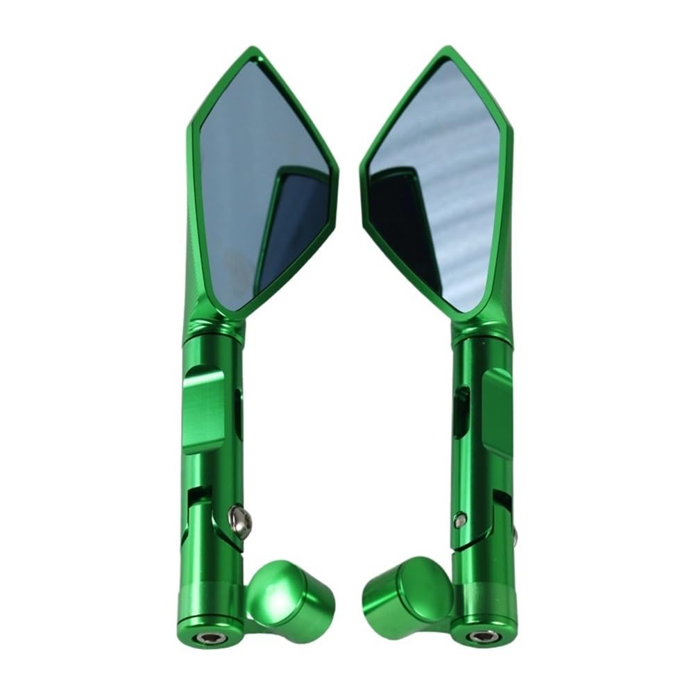 Motorrad Aluminium Rearview Außenspiegel Für Z900 Z1000 Z650 Z125 Z 900 1000 650 125(Green) von Hjiaodq