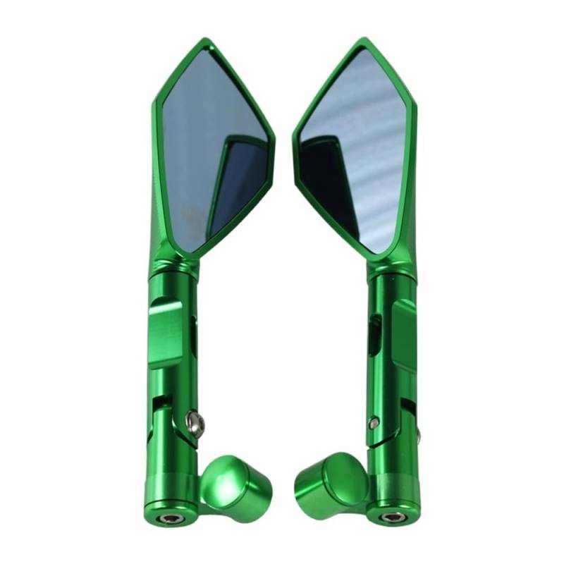 Motorrad Aluminium Rearview Außenspiegel Für Z900 Z1000 Z650 Z125 Z 900 1000 650 125(Green) von Hjiaodq