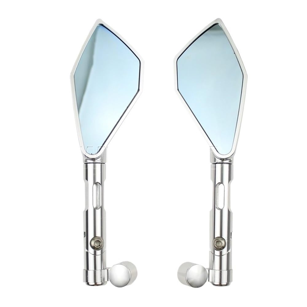 Motorrad Aluminium Rearview Außenspiegel Für Z900 Z1000 Z650 Z125 Z 900 1000 650 125(Silver) von Hjiaodq