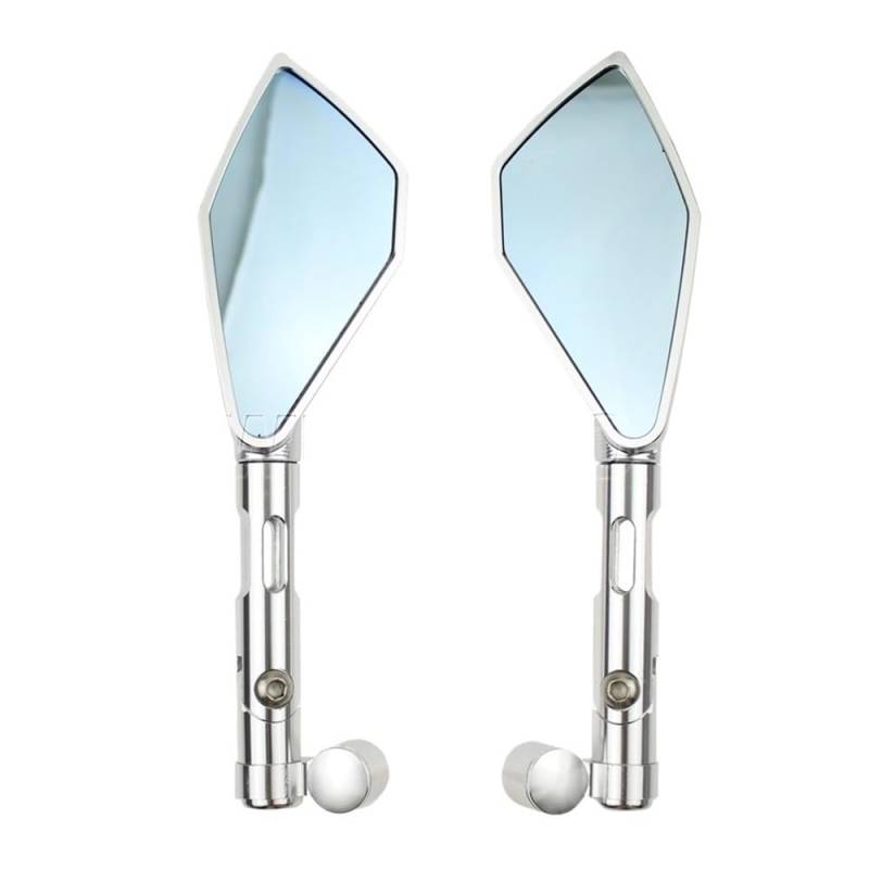 Motorrad Aluminium Rearview Außenspiegel Für Z900 Z1000 Z650 Z125 Z 900 1000 650 125(Silver) von Hjiaodq
