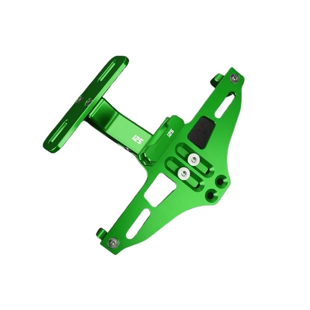 Nummernschildhalterung Für A&PRILIA Motorrad Heck Kennzeichenhalter Und(Green with Logo) von Hjiaodq