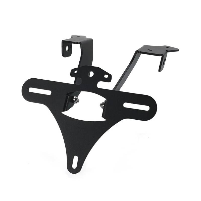 Nummernschildhalterung Für C&FMOTO Für 450MT 2024 Motorrad Kennzeichen Halter Halterung Hinten Schwanz Ordentlich Kit(Black no lamp) von Hjiaodq