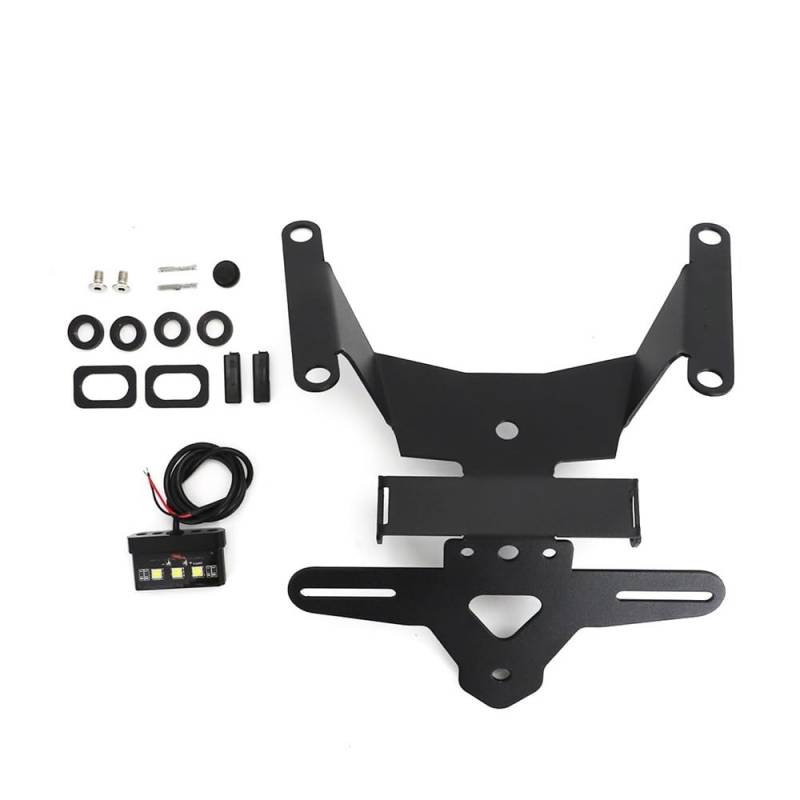 Nummernschildhalterung Für CB650R Für CBR650 2019-2023 Motorrad Tail Tidy Kennzeichenhalter Eliminator Registrierung Rahmenhalterung(Tpey b) von Hjiaodq
