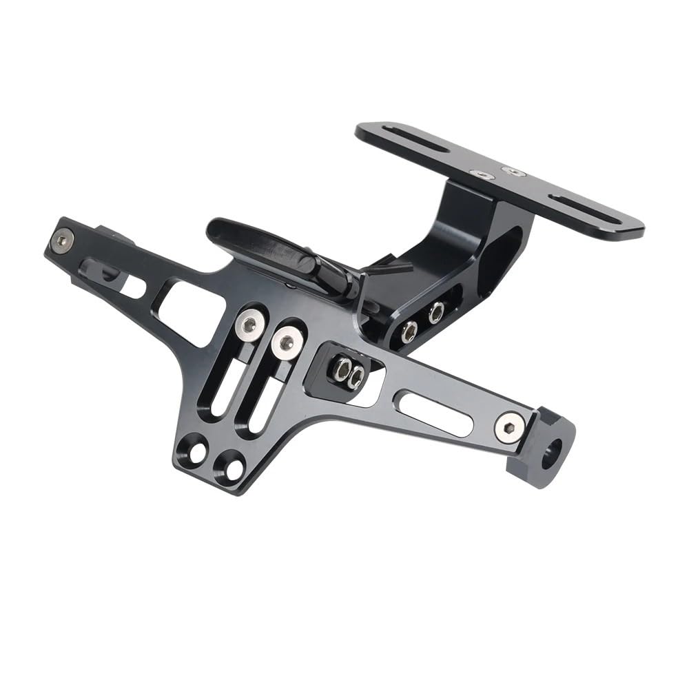 Nummernschildhalterung Für F900XR Motorrad Einstellbare Schwanz Kennzeichen Halterung Licht Universal(Type o) von Hjiaodq