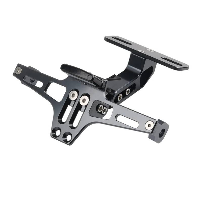 Nummernschildhalterung Für F900XR Motorrad Einstellbare Schwanz Kennzeichen Halterung Licht Universal(Type o) von Hjiaodq