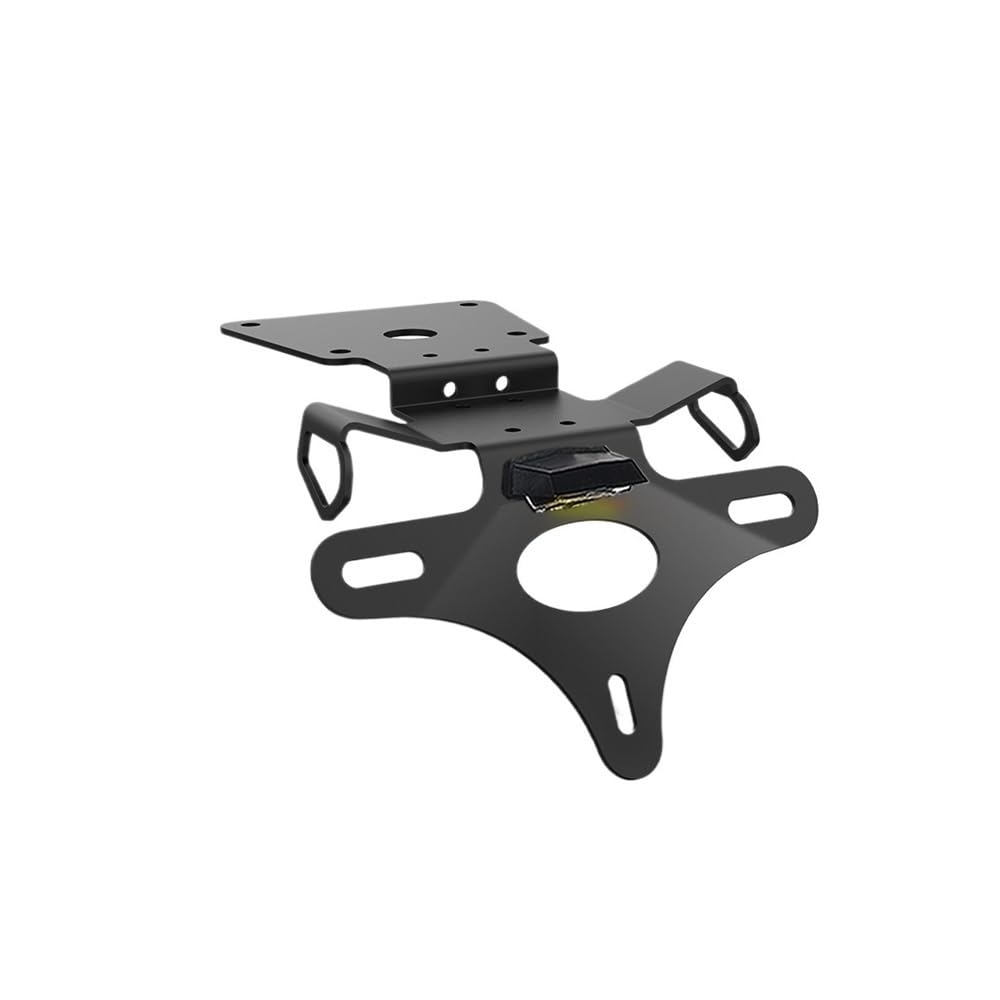 Nummernschildhalterung Für Kennzeichen Halter Halterung Hinten Schwanz Kit(Black with lamp) von Hjiaodq