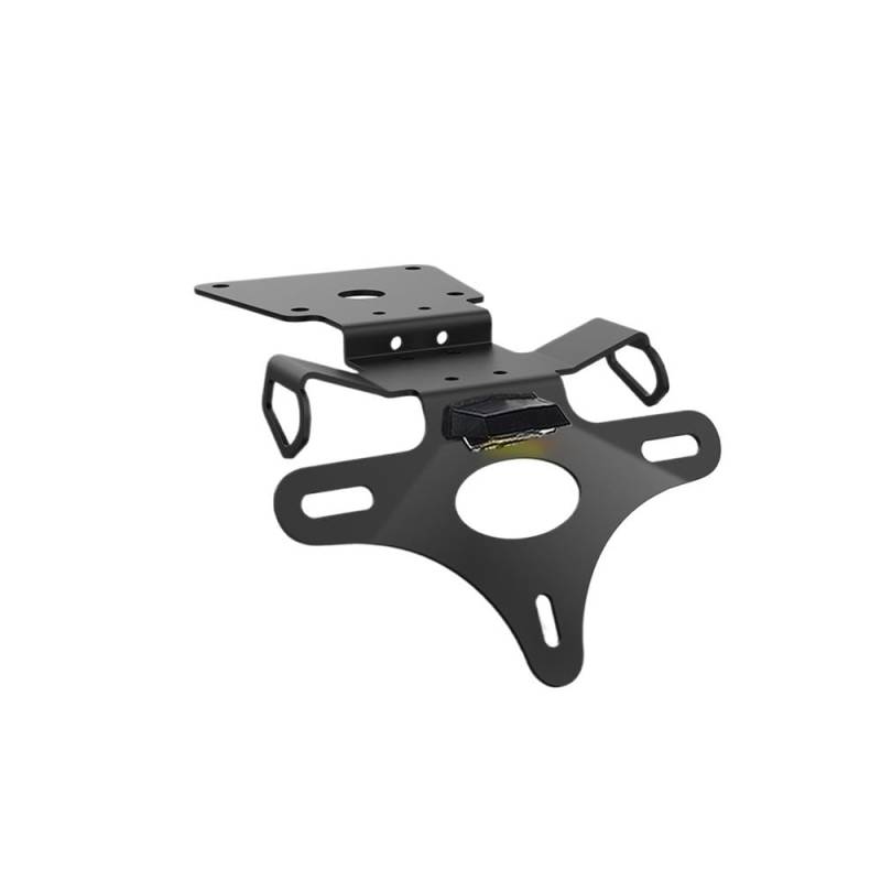 Nummernschildhalterung Für Kennzeichen Halter Halterung Hinten Schwanz Kit(Black with lamp) von Hjiaodq