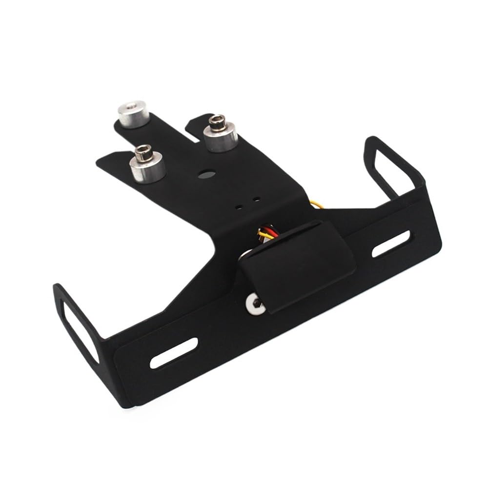 Nummernschildhalterung Für Motorrad Heck Kennzeichenhalter(Black) von Hjiaodq