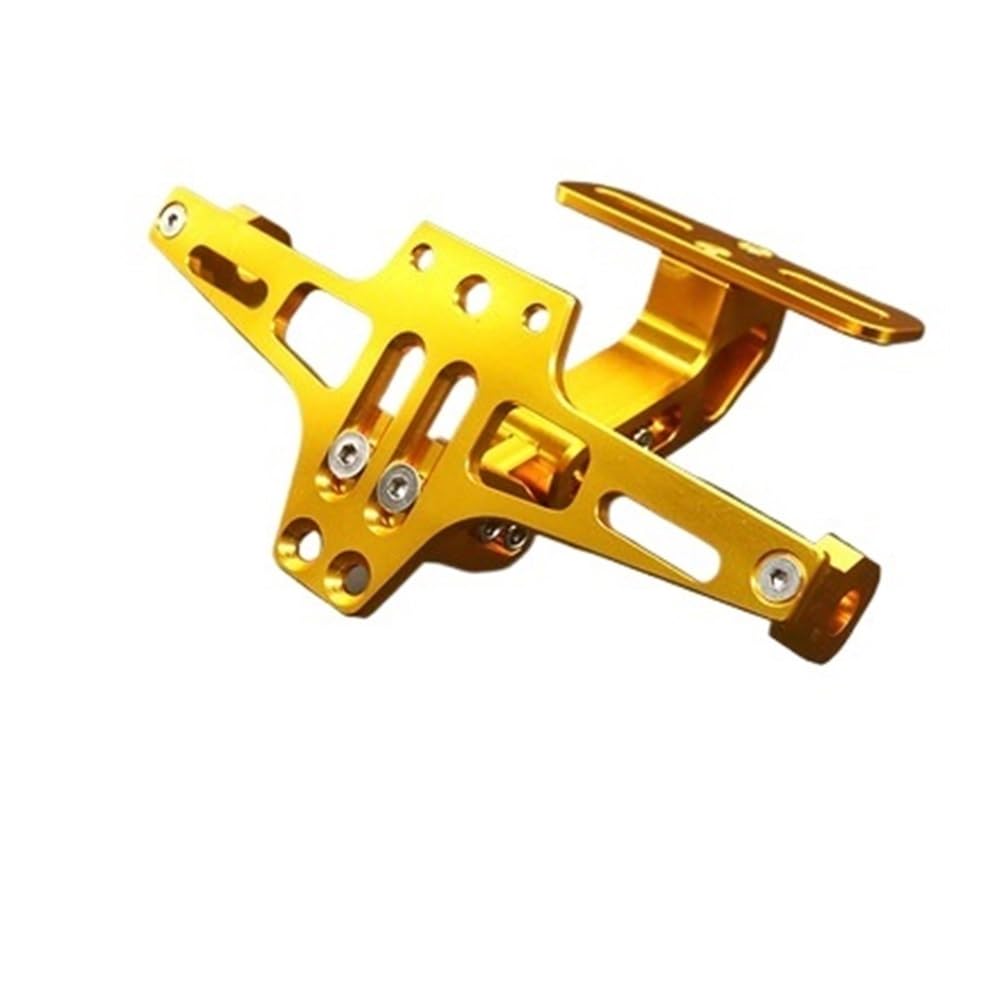 Nummernschildhalterung Für Motorrad Hinten Kennzeichen Montieren Halter Lichter Aluminium Legierung Halterung(Type 3) von Hjiaodq