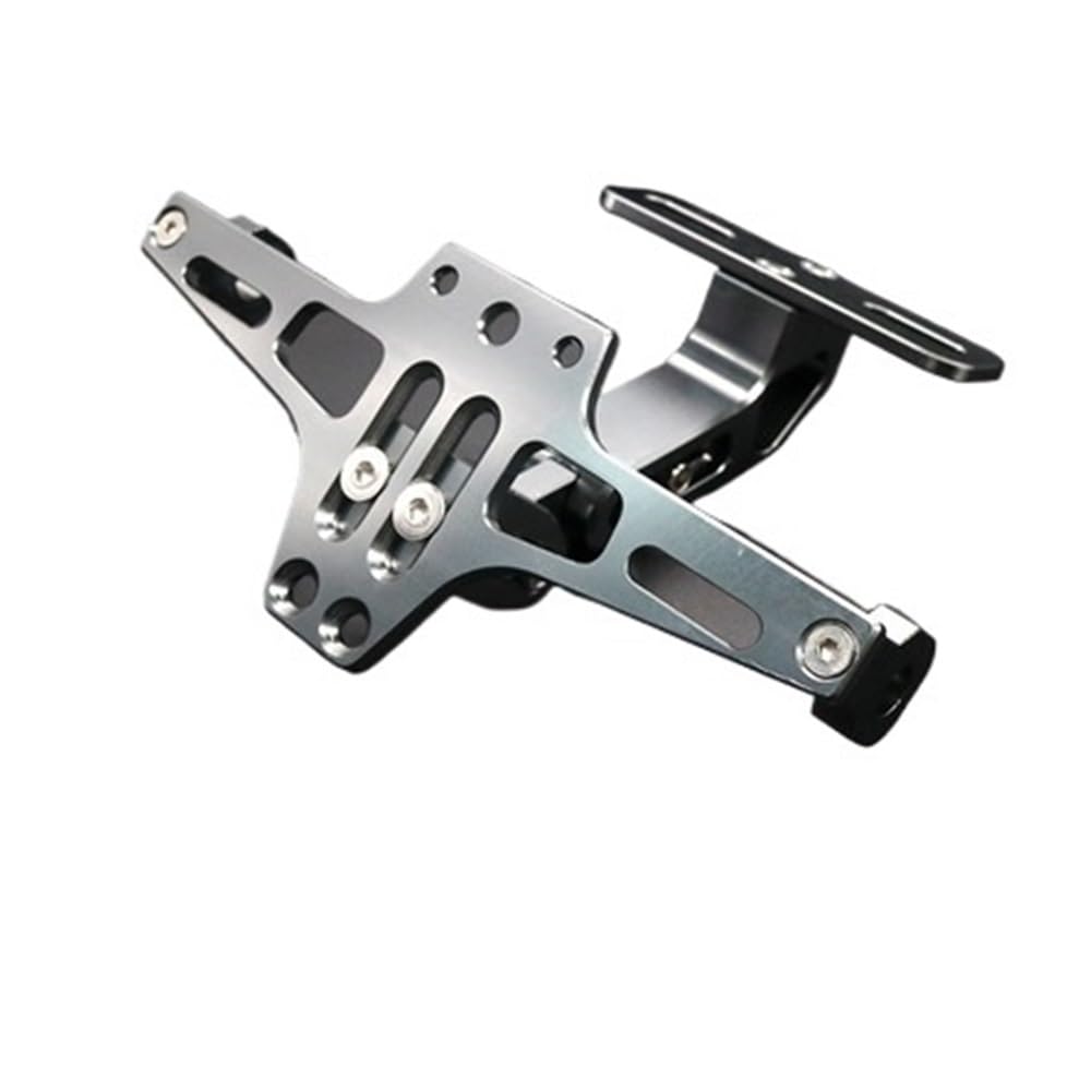 Nummernschildhalterung Für Motorrad Hinten Kennzeichen Montieren Halter Lichter Aluminium Legierung Halterung(Type 6) von Hjiaodq