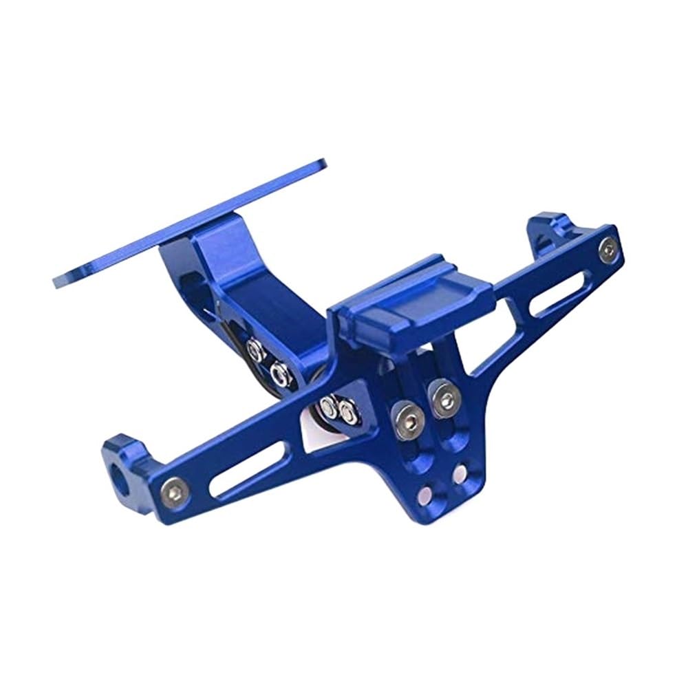 Nummernschildhalterung Für Z750 Motorrad Universal Verstellbarer Schwanz Ordentlicher Hinterer Kennzeichenhalter(Blue) von Hjiaodq