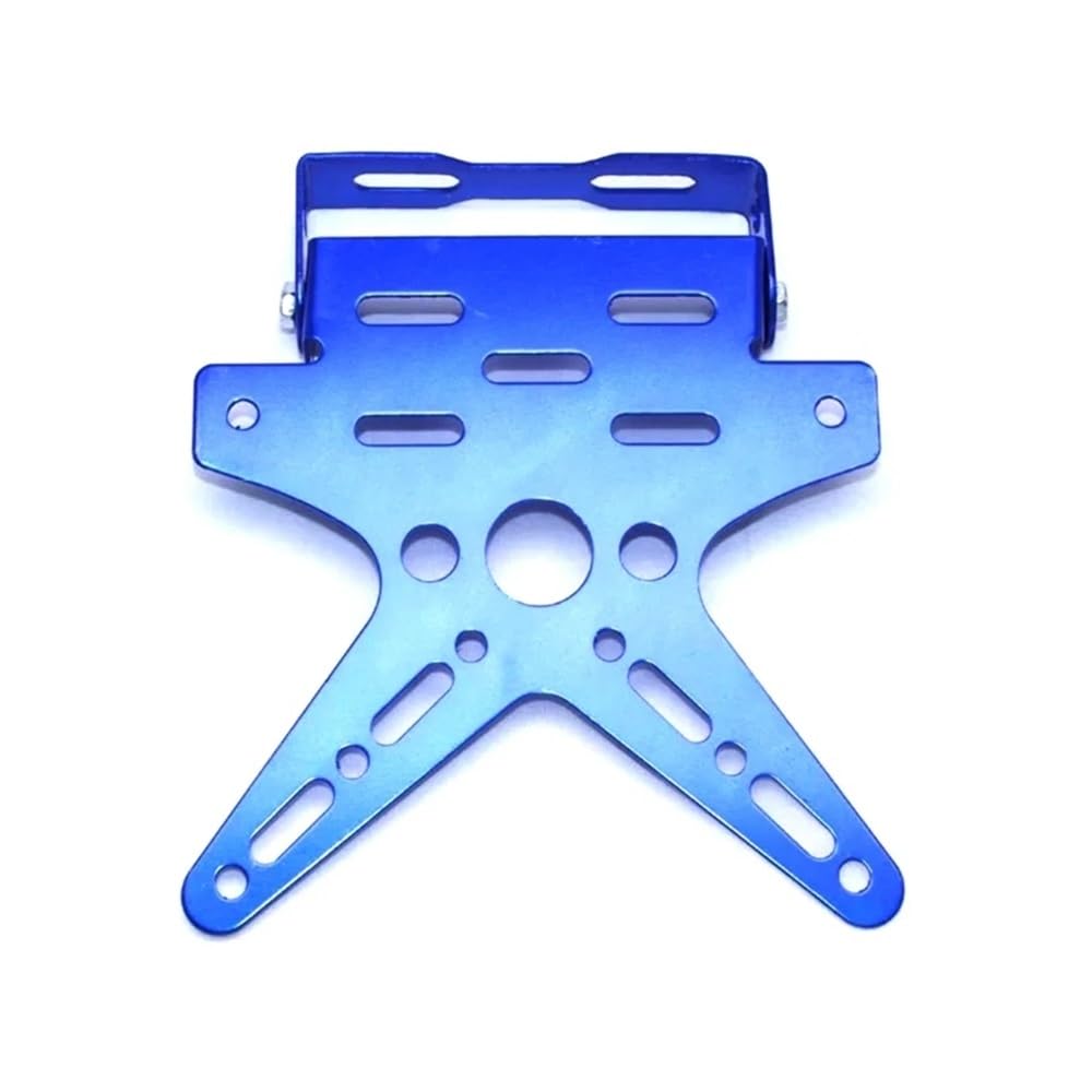 Nummernschildhalterung Kennzeichenhalter Motorrad Kennzeichenhalter Upgrade Einheit(Blue1) von Hjiaodq