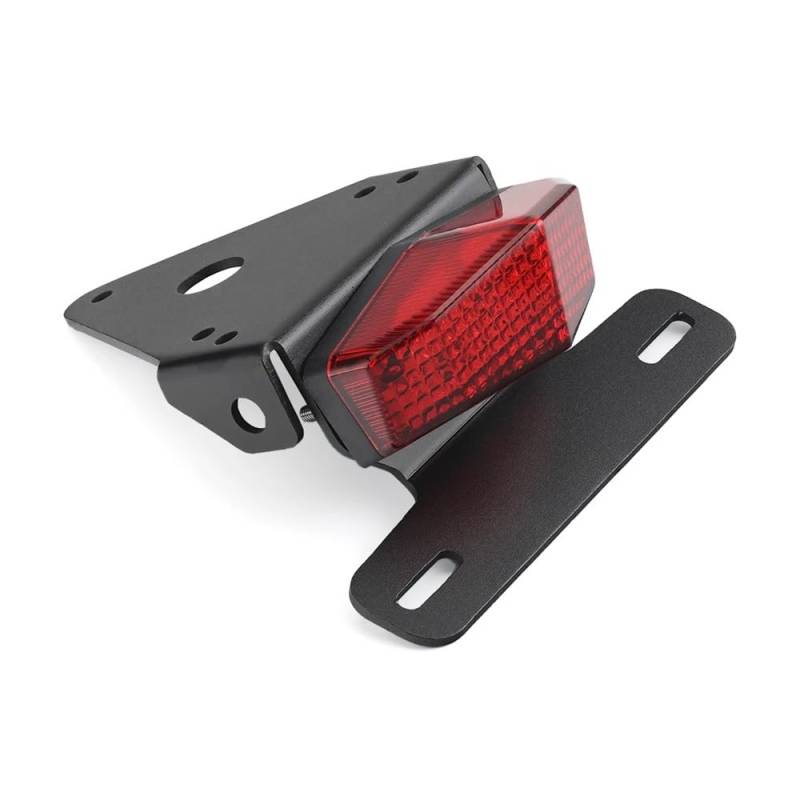 Nummernschildhalterung Kennzeichenhalter Rücklicht Motorrad Tail Tidy Für XR 250R 1996-2008 Verstellbarer Tail Tidy(Red) von Hjiaodq