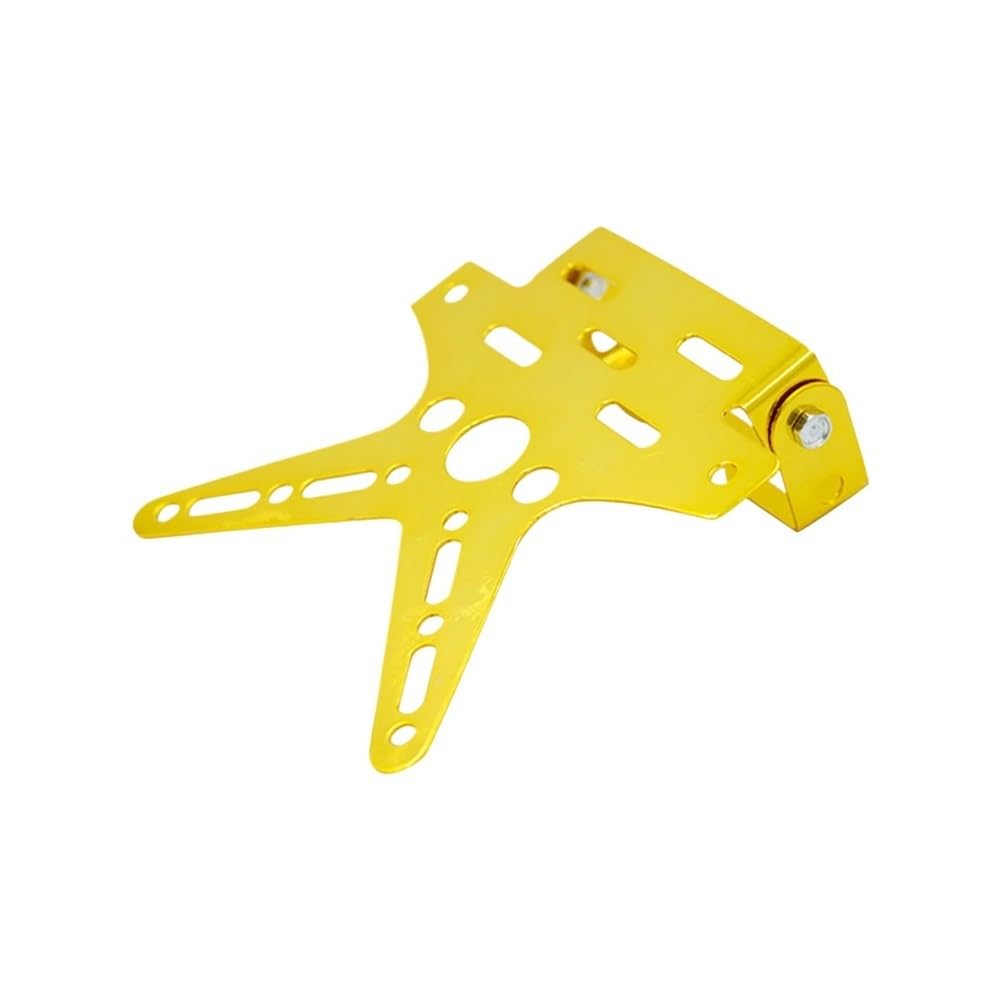 Nummernschildhalterung Legierung Universal Motorrad Kennzeichen Halter Halterung Aluminium Eingestellt Registrierung Nummer Platte Abdeckung(Type a) von Hjiaodq