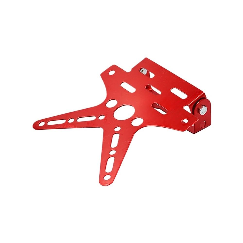 Nummernschildhalterung Legierung Universal Motorrad Kennzeichen Halter Halterung Aluminium Eingestellt Registrierung Nummer Platte Abdeckung(Type n) von Hjiaodq
