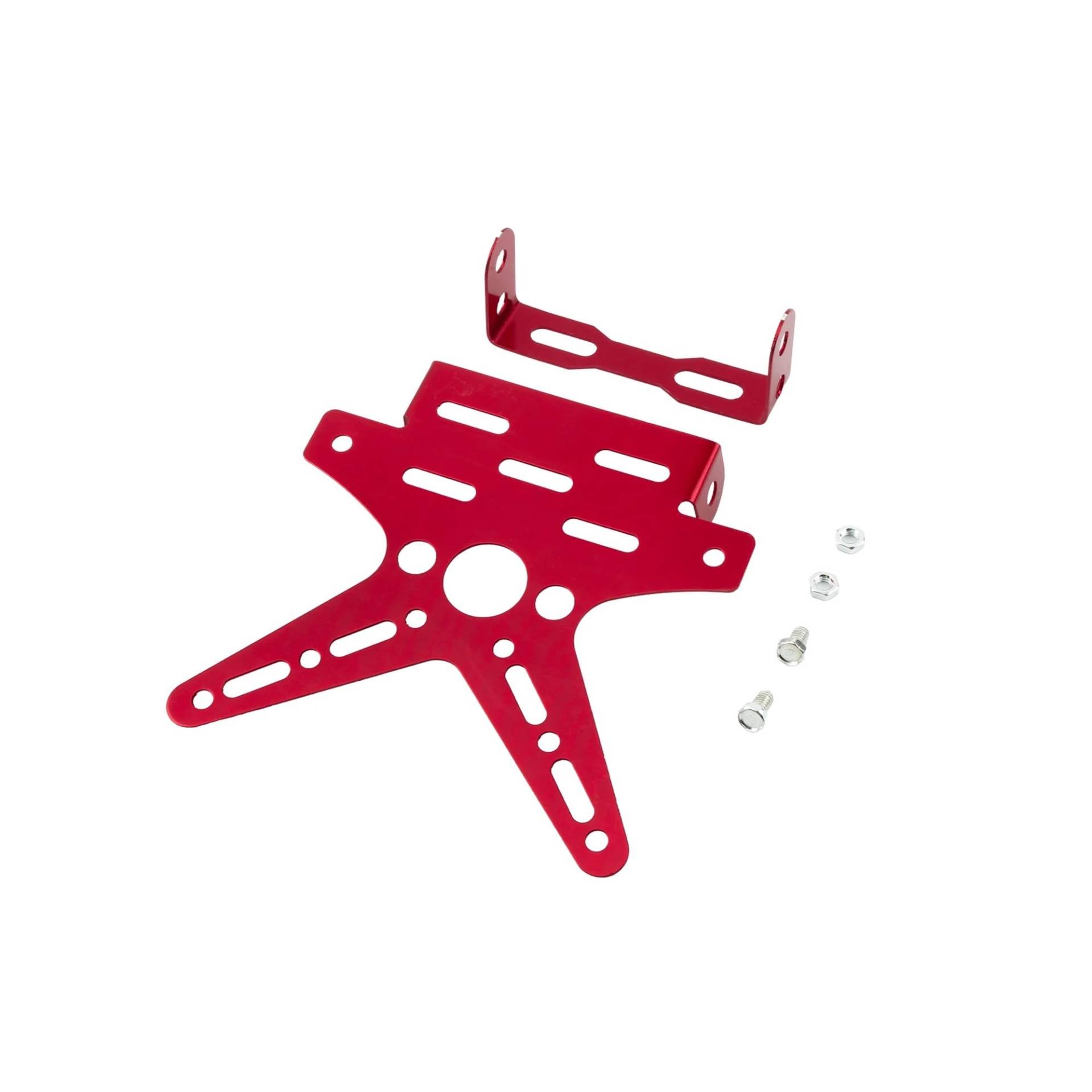 Nummernschildhalterung Motocross Kennzeichenhalter Halterung Universal Motorrad Aluminiumlegierung Eingestellte Kennzeichenabdeckung(Type n) von Hjiaodq