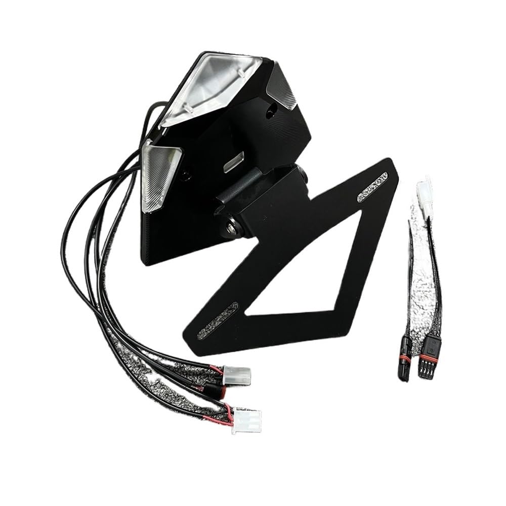 Nummernschildhalterung Motorrad Einstellbare Kurze Kennzeichenhalter Lampe Licht Für S1000RR Nummernschildhalterung Motorrad Einstellbare Kurze Kennzeichenhalter Lampe Licht Für S1000RR von Hjiaodq