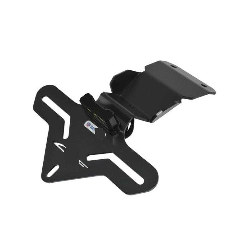Nummernschildhalterung Motorrad Heck Registrierungshalterung Kennzeichenhalter Rahmenlicht Für CRF300L 2021–2024 von Hjiaodq