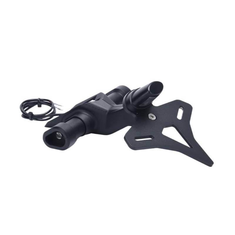 Nummernschildhalterung Motorrad Hinten Kurze Schwanz Stock Kennzeichen Halter Reitstock Halterung Kit Für YZF-R1M 2015-2023 von Hjiaodq