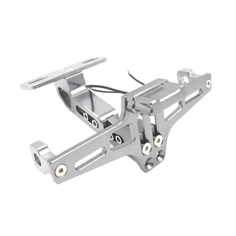 Nummernschildhalterung Motorrad Kennzeichen Halter Hinten Registrierungs Platte Rahmen Halterung Für B&ENELLI 502C Für(Black a) von Hjiaodq