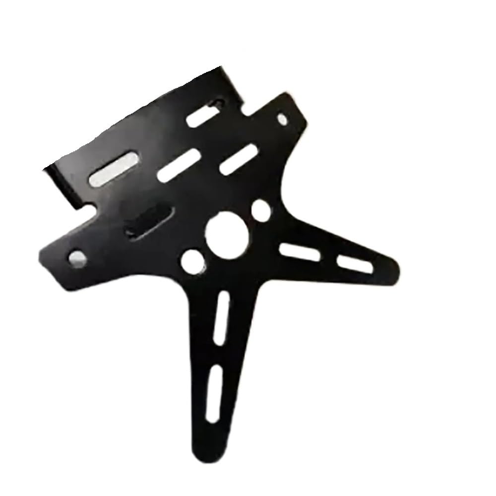 Nummernschildhalterung Motorrad Kennzeichen Rahmen Motorrad Hinten Halterung Eingestellt Universal Registrierung Nummer Platte Halter(Black) von Hjiaodq