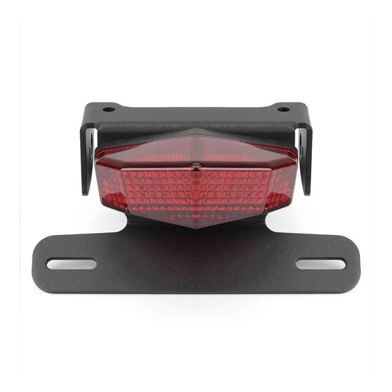 Nummernschildhalterung Motorrad Kennzeichenhalter Für DRZ400SM Für DRZ400S Heckklappe Motorrad(2PCS Red) von Hjiaodq