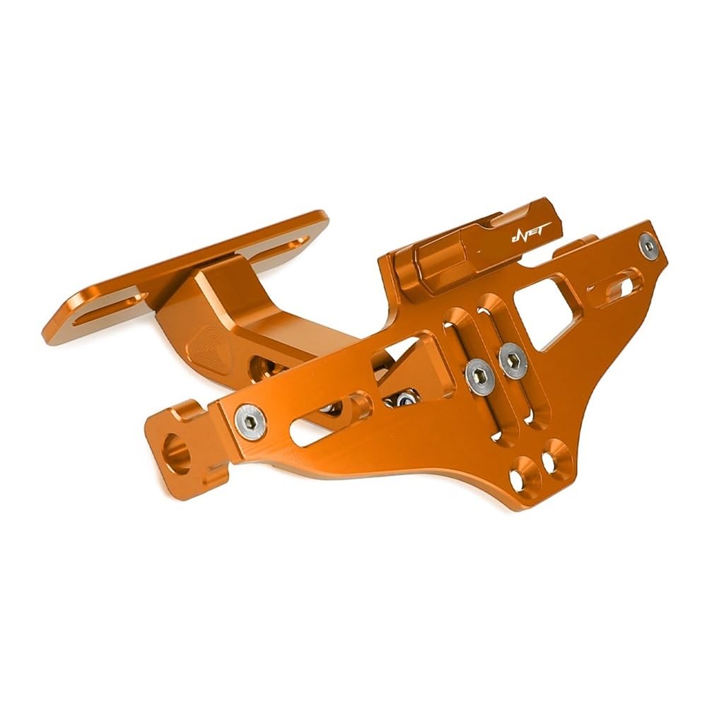 Nummernschildhalterung Motorrad Kennzeichenhalter Halterung Hinten Schwanz Orntlich Kennzeichen Für CB600F Für CB600(Orange) von Hjiaodq