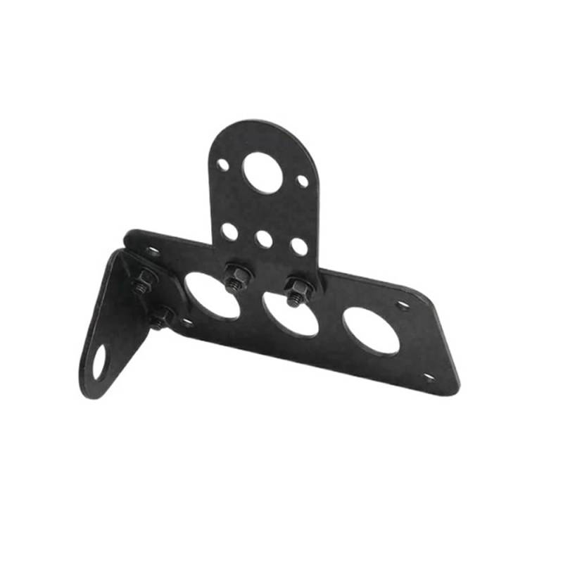 Nummernschildhalterung Motorrad Kennzeichenhalter Metall Kennzeichenhalter Rücklichthalter Universal von Hjiaodq