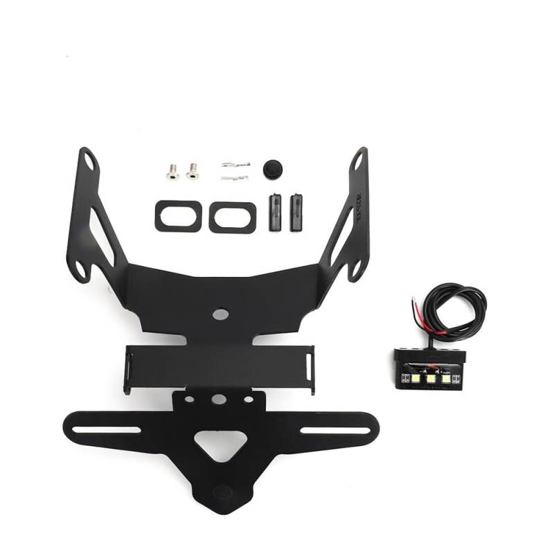 Nummernschildhalterung Motorrad Kennzeichenhalter Rücklichthalterung Ordentlich Für CB650R 2019–2023(CB650 2021-2023) von Hjiaodq