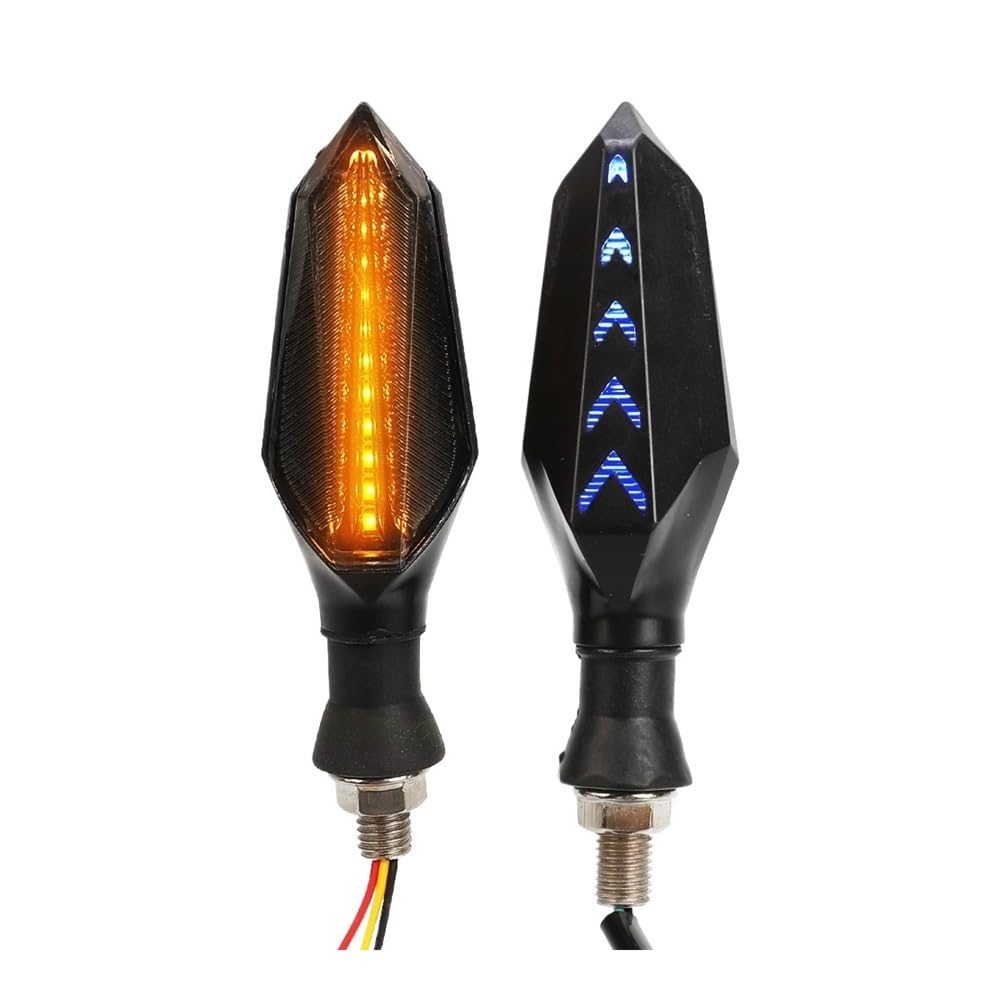 Nummernschildhalterung Motorrad Universal Einstellbare Hinten Schwanz Kennzeichen Halter Halterung Licht Für(G Black Light) von Hjiaodq