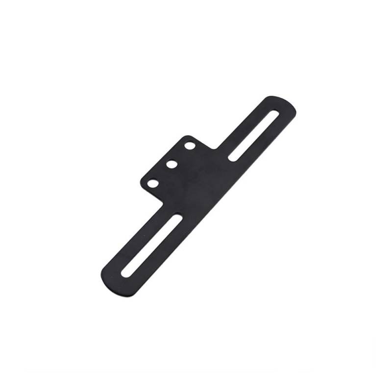 Nummernschildhalterung Motorrad Universal Kennzeichenhalter Unterstützung Rücklicht Halterung Halterung(Black) von Hjiaodq