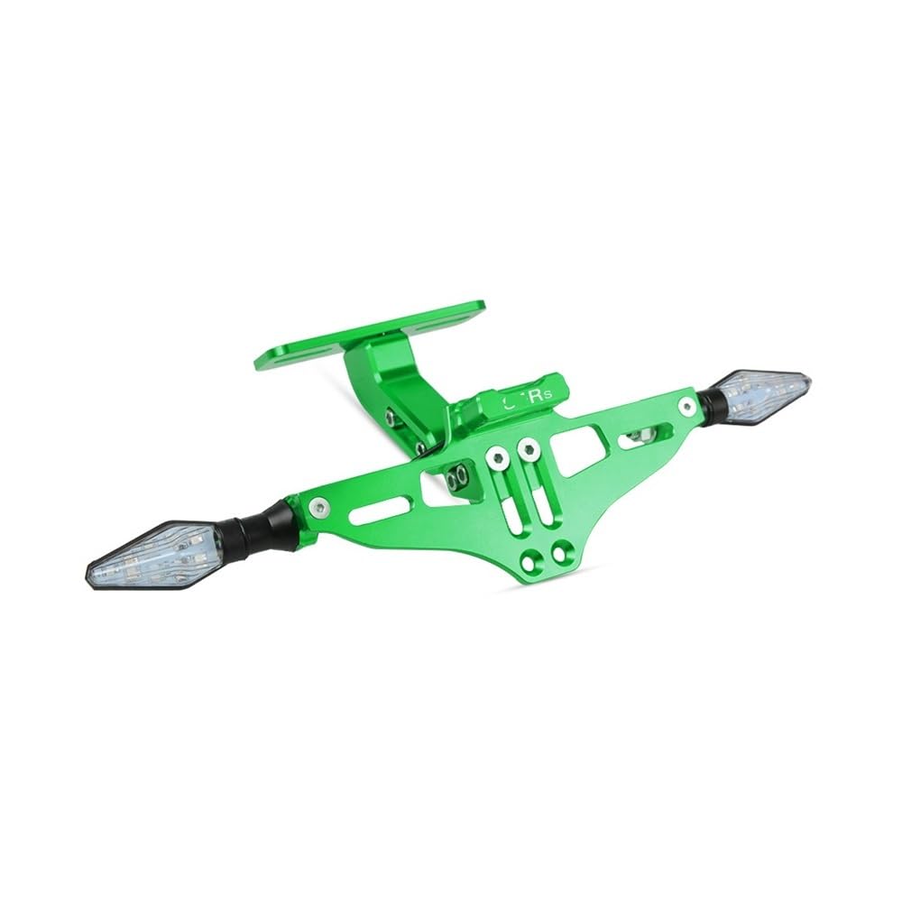 Nummernschildhalterung Motorrad Universal Verstellbarer Hinterer Kennzeichenhalter Mit Licht Für D&ucati(Type o) von Hjiaodq