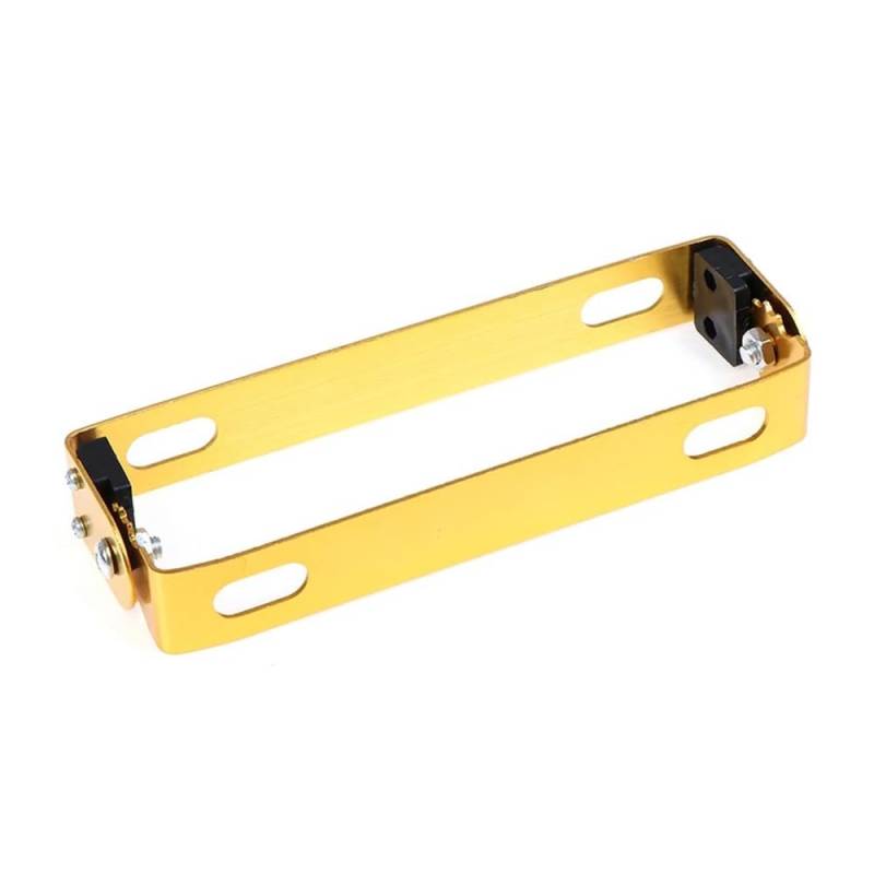 Nummernschildhalterung Universal Aluminium Legierung Kennzeichen Halterung Motorrad Zubehör Motorrad Retrofit Kennzeichen Rahmen(Type a) von Hjiaodq