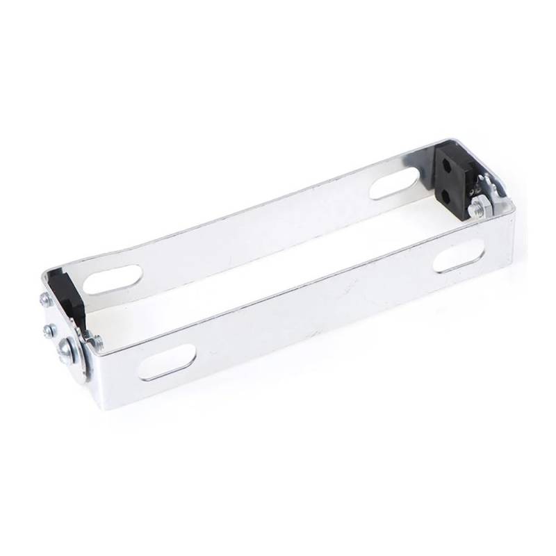 Nummernschildhalterung Universal Aluminium Legierung Kennzeichen Halterung Motorrad Zubehör Motorrad Retrofit Kennzeichen Rahmen(White) von Hjiaodq
