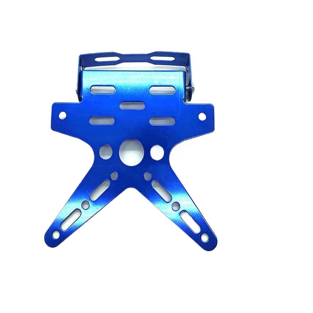 Nummernschildhalterung Verstellbarer Motorrad Kennzeichenhalter Für(Blue) von Hjiaodq