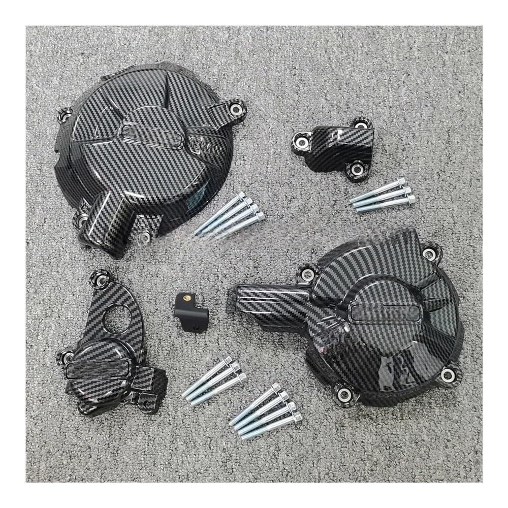 Statorabdeckung Für S1000XR 2020-2023 & S1000XR TE 2023 Motorradzubehör Lichtmaschine Kupplung Schutz Abdeckung Motor Abdeckung(Carbon Fiber Texture) von Hjiaodq