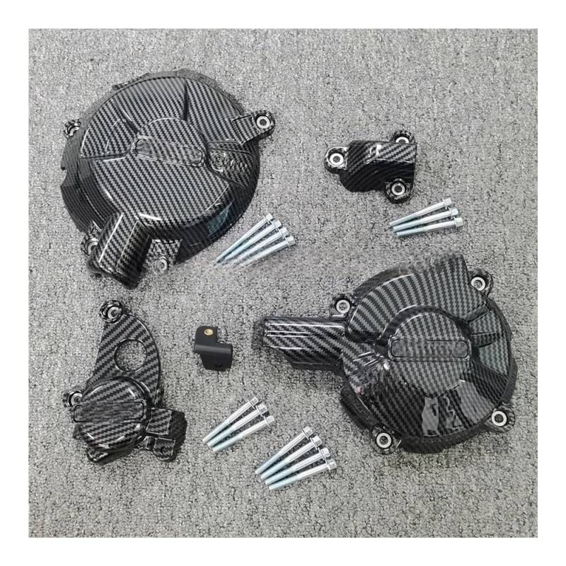 Statorabdeckung Für S1000XR 2020-2023 & S1000XR TE 2023 Motorradzubehör Lichtmaschine Kupplung Schutz Abdeckung Motor Abdeckung(Carbon Fiber Texture) von Hjiaodq