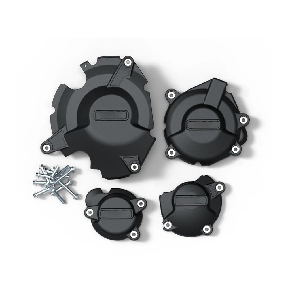 Statorabdeckung Motorrad Lichtmaschine Kupplung Schutz Zubehör Motor Abdeckung Für GSXS750 2017~2023(One Set) von Hjiaodq