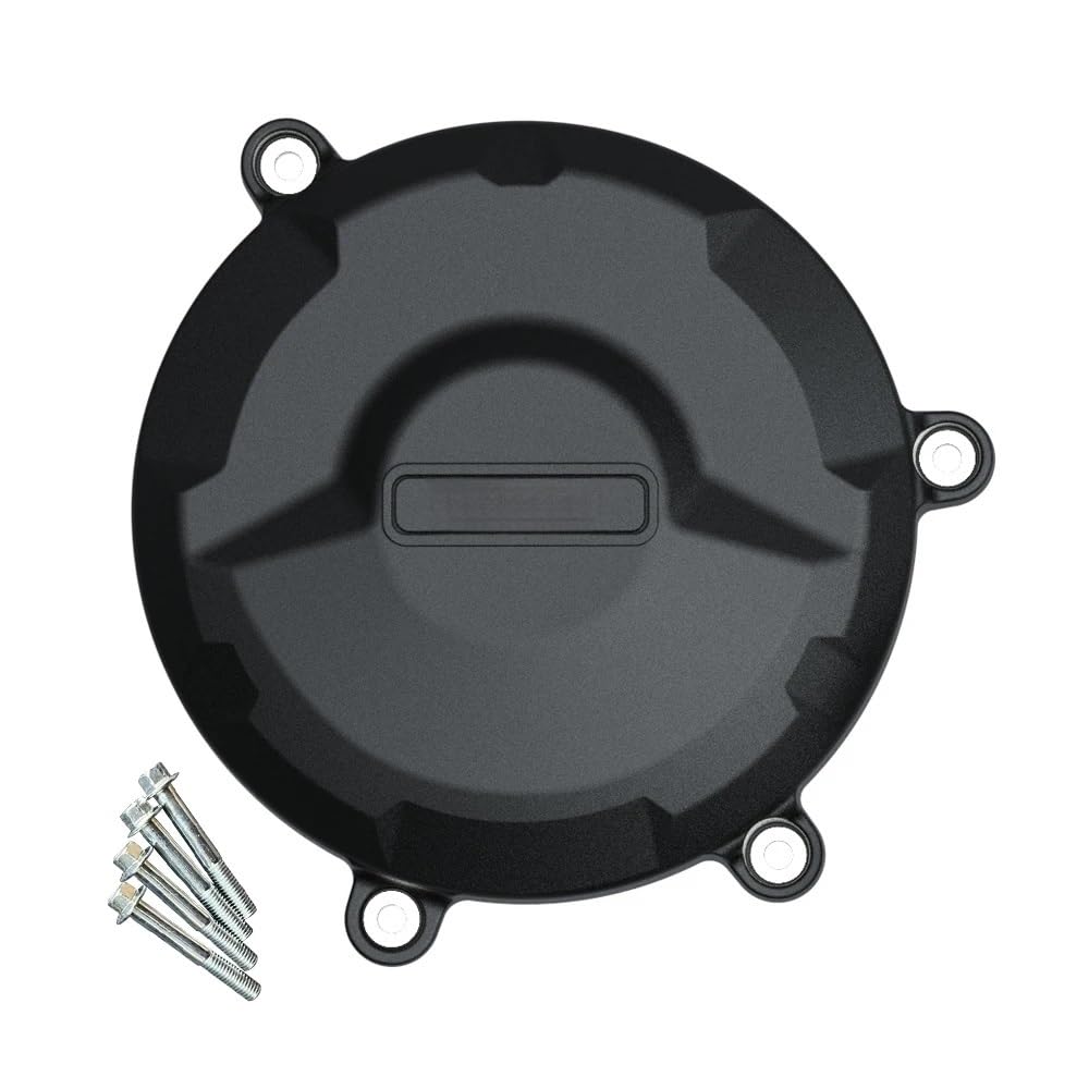 Statorabdeckung Motorrad Motor Lichtmaschine Kupplung Schutz Abdeckung Zubehör Für Panigale 1199 2012-2014 & Für Panigale 1299 2016-2020(CLUTCH-BK-1Pcs) von Hjiaodq