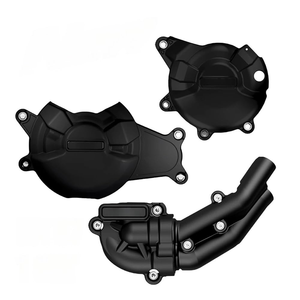 Statorabdeckung Motorräder Motorabdeckung Schutzgehäuse für Gehäuse für FZ07 für XSR700 für MT07 für A&DVENTURE für Tenere 700 2014-2024(New-style 1 SET MT07) von Hjiaodq