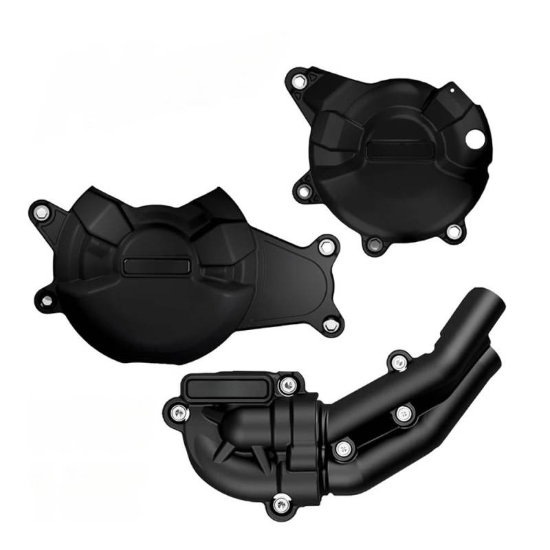 Statorabdeckung Motorräder Motorabdeckung Schutzgehäuse für Gehäuse für FZ07 für XSR700 für MT07 für A&DVENTURE für Tenere 700 2014-2024(New-style 1 SET MT07) von Hjiaodq