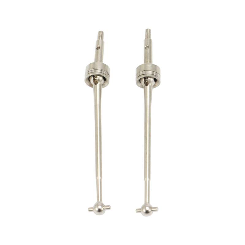 Hklshyd 2 StüCk 45 CVD Antrieb Welle Aus GehäRtetem Stahl für 144001 124019 LC Rennen 1/14 RC Driften Auto Upgrade Teile, B. von Hklshyd