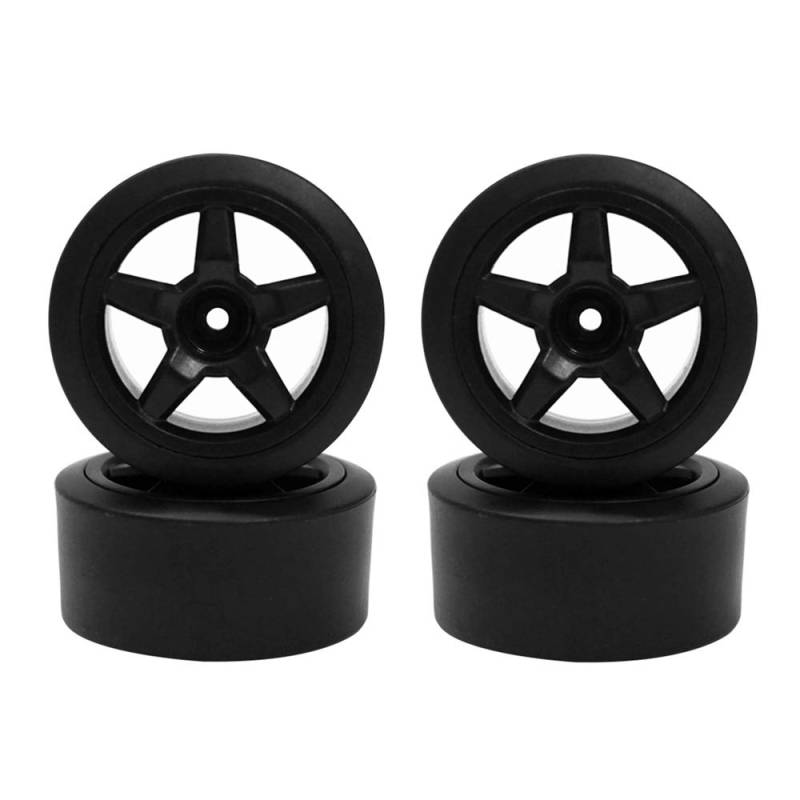 Hklshyd 4 StüCk RC Auto Rad Bereifung Bereifungen für 1603 1604 SG1603 SG1604 1/16 RC Auto Teile ZubehöR von Hklshyd