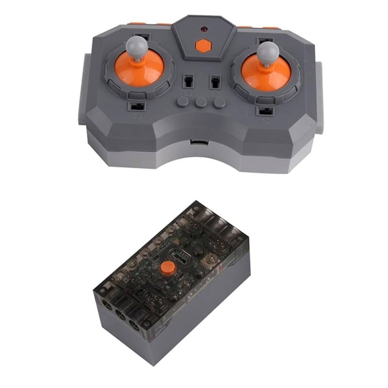 Hklshyd Fernbedienung Wiederaufladbare Lithium-Batterie-Box-Kit APP-Steuerung Geschwindigkeit Einstellbar Leistungsmodul Bausteine 8CH von Hklshyd