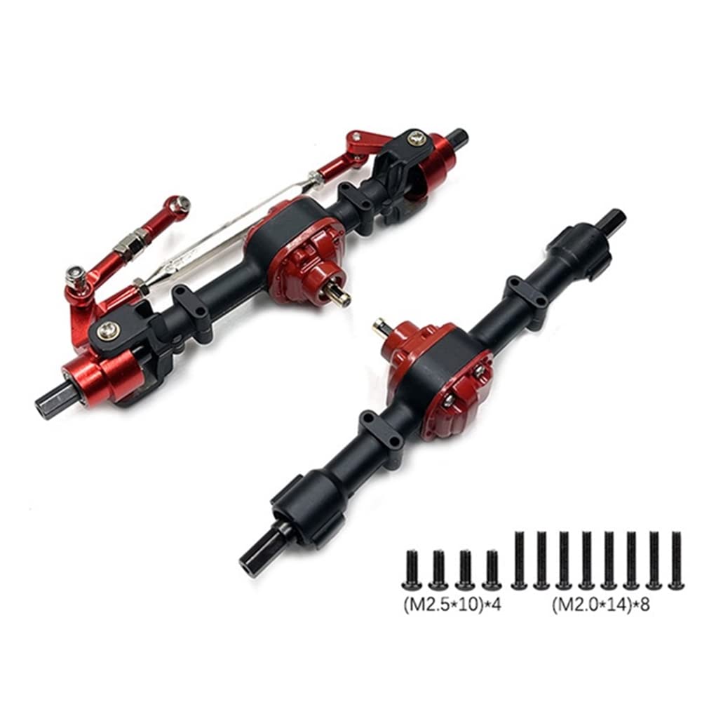 Hklshyd MN78 Vorder- und Hinterachse Aus Metall mit 3 Mm Bis 4 Mm WellenhüLse für MN78 MN-78 MN 78 1/12 RC Car Upgrade Parts, Schwarz Hklshyd MN78 Vorder- und Hinterachse Aus Metall mit 3 Mm Bis 4 Mm WellenhüLse für MN78 MN-78 MN 78 1/12 RC Car Upgrade Parts, Schwarz von Hklshyd
