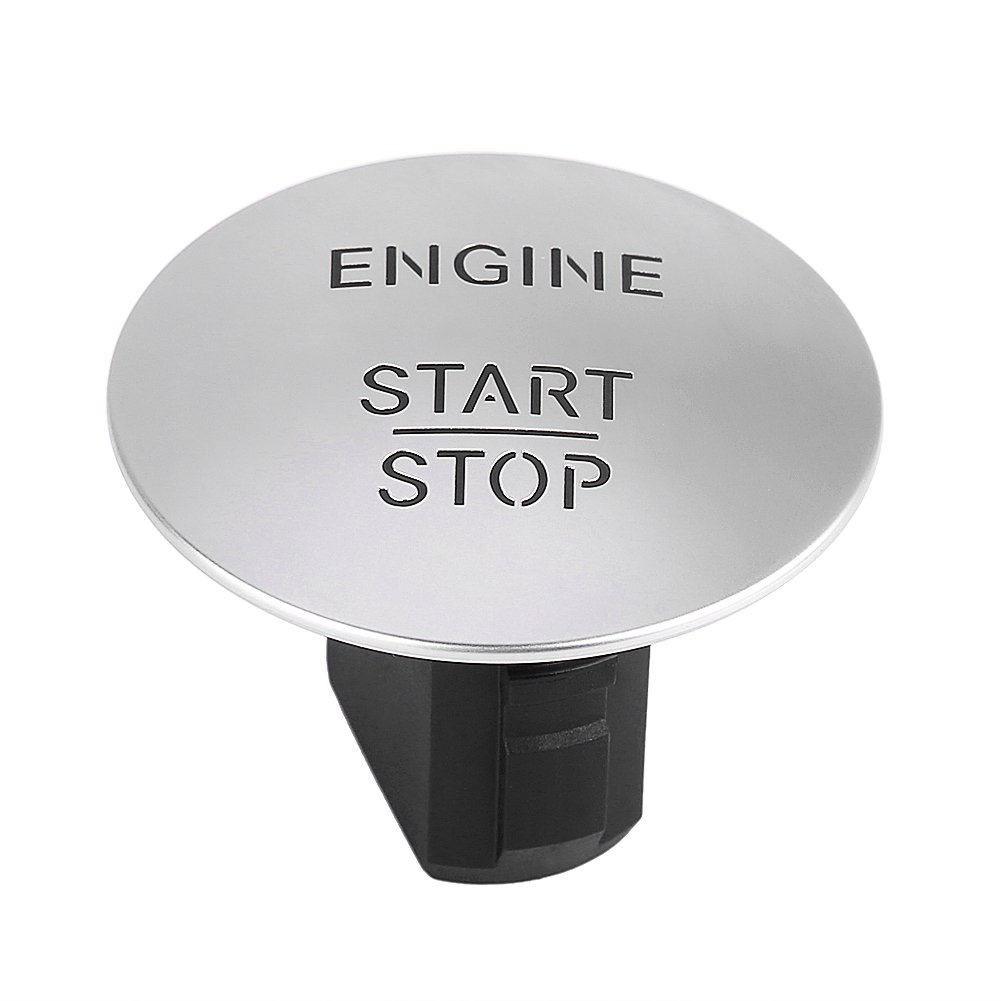 Druckstartknopf, 2215450714 Keyless Go Start Stop Druckknopf Motor Zündschalter für GL, R, S, E, E350, S550, B180, C180, C200 QX30 Q30 von Hlyjoon