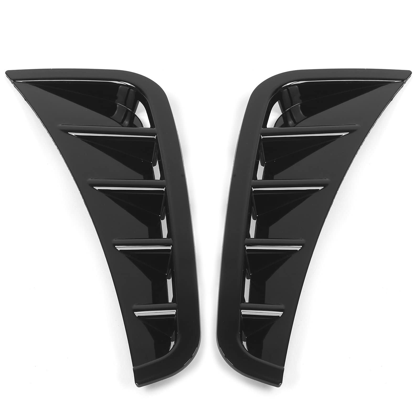 Frontstoßstange Diffusor,Schwarz Frontstoßstange Canard Auto Spoiler Wing Car Adaptions Ersatz für Mercedes C-Klasse W205 AMG Line 2019+ von Fydun